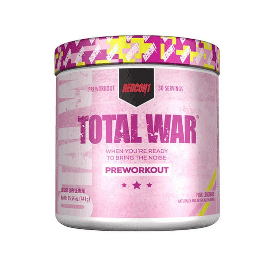 , Total War, Preworkout, Pink Lemonade, Powder, 30 Servings