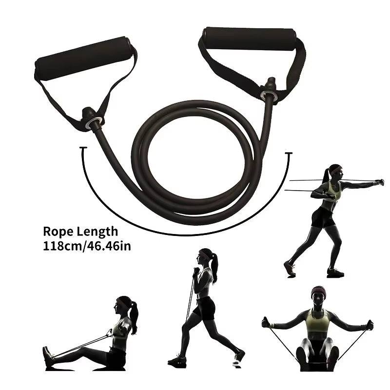 Resistance Bands with Handles, Exercise Bands, Workout Bands with Handles for Men Women, Strength Training Equipment at Home