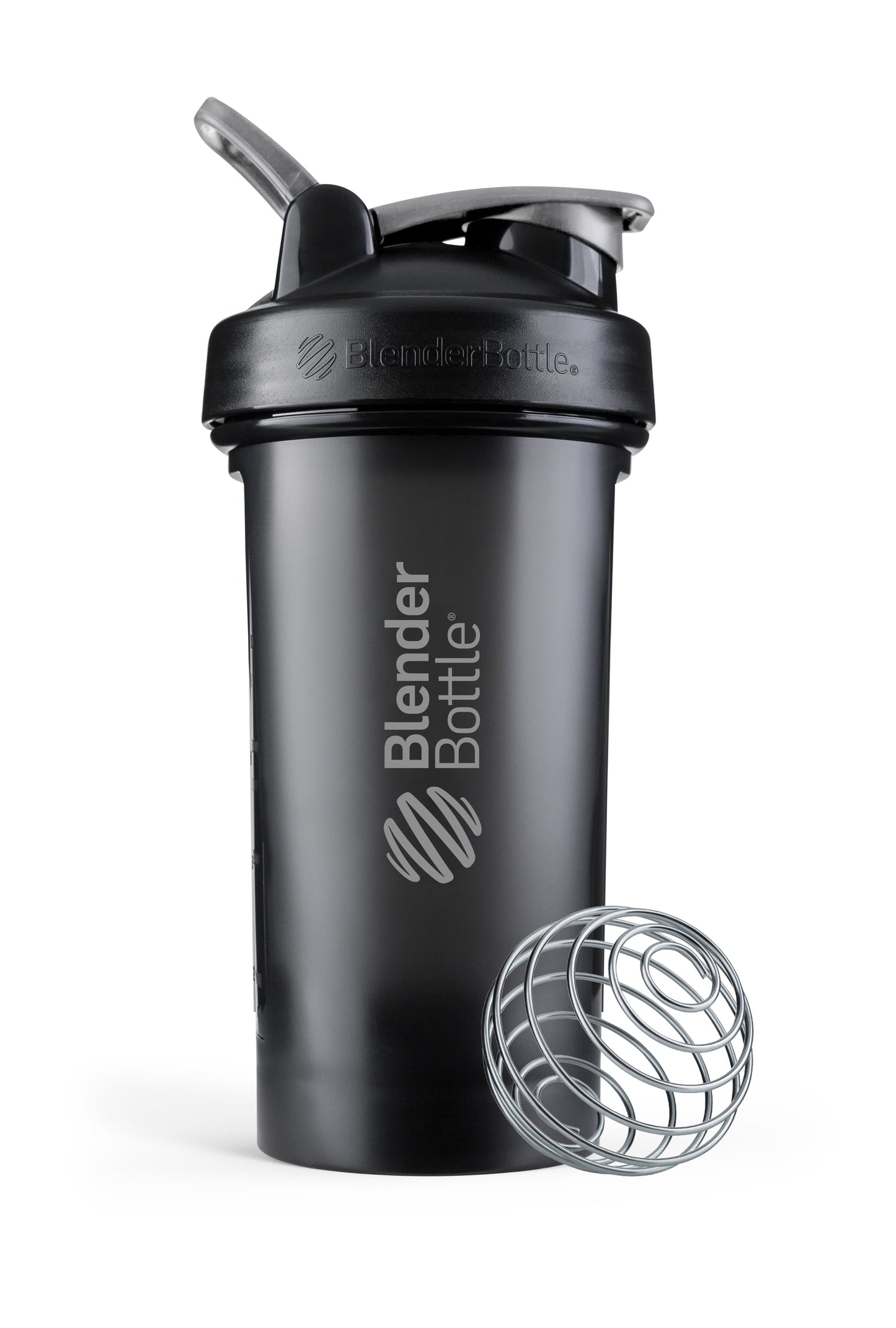 Classic V2 24 Oz Black Shaker Cup with Flip-Top Lid