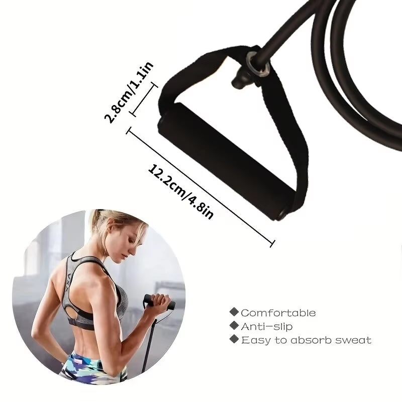 Resistance Bands with Handles, Exercise Bands, Workout Bands with Handles for Men Women, Strength Training Equipment at Home