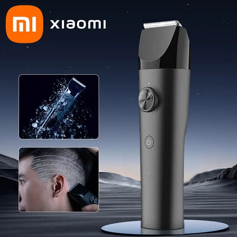 MIJIA Hair Trimmer Machine Hair Clipper1/2 IPX7 Waterproof Professional Cordless Men Electric Hair Cutting Barber Trimmer